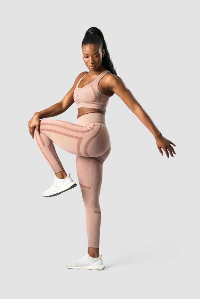 rush seamless sports bra mauve