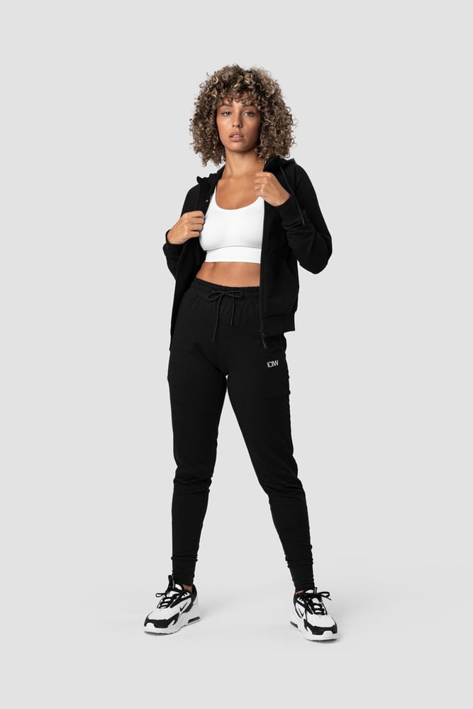 activity zip hoodie wmn black