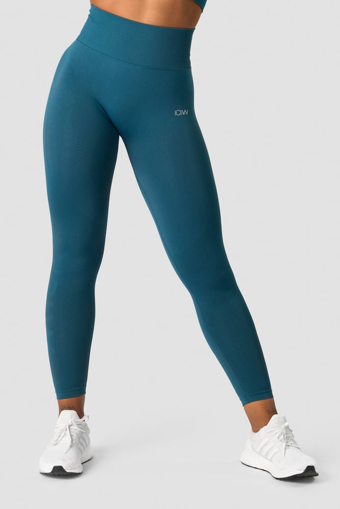 define seamless scrunch tights dk teal