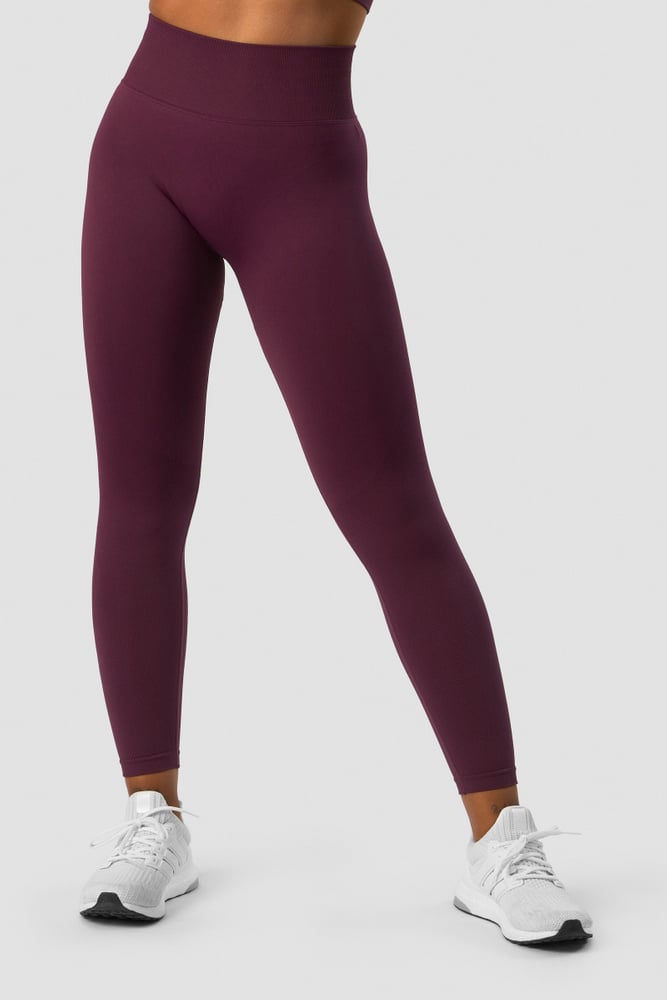 define seamless v-shape tights maroon