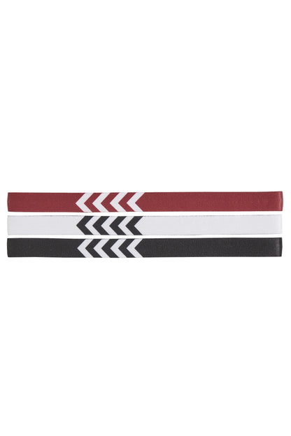 HUMMEL - 3-pack Headband 17-18 - White/black/true Red