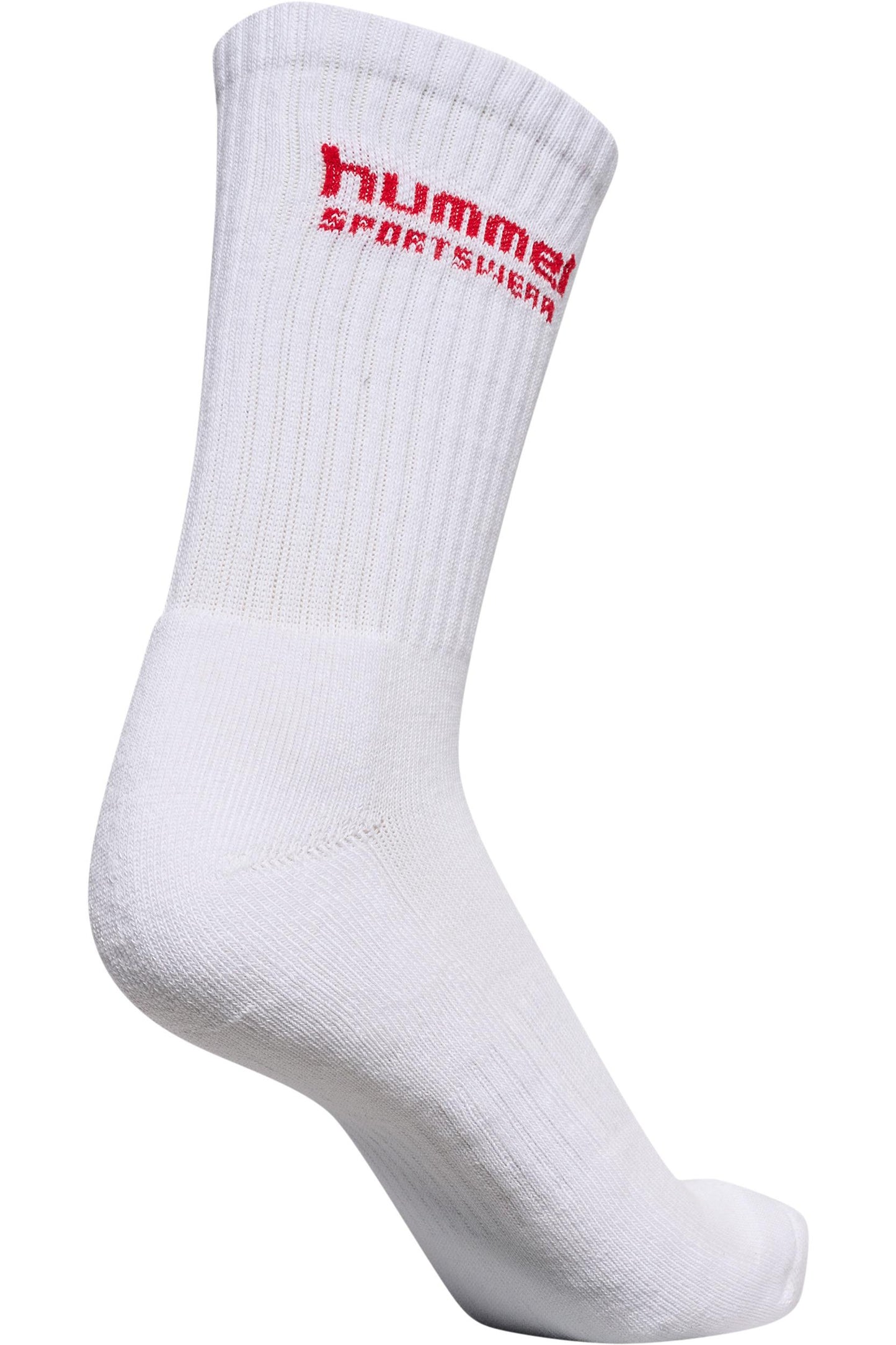 HUMMEL - Hml3-pack Socks Sportswear - White/tango Red