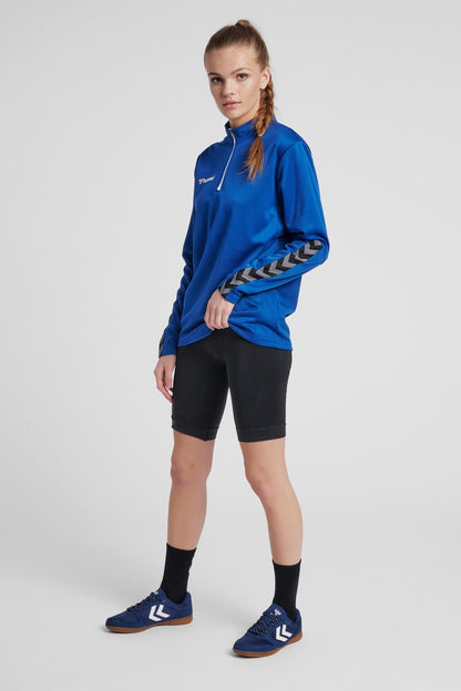 HUMMEL - Hmlauthentic Half Zip Sweatshirt Woman - True Blue