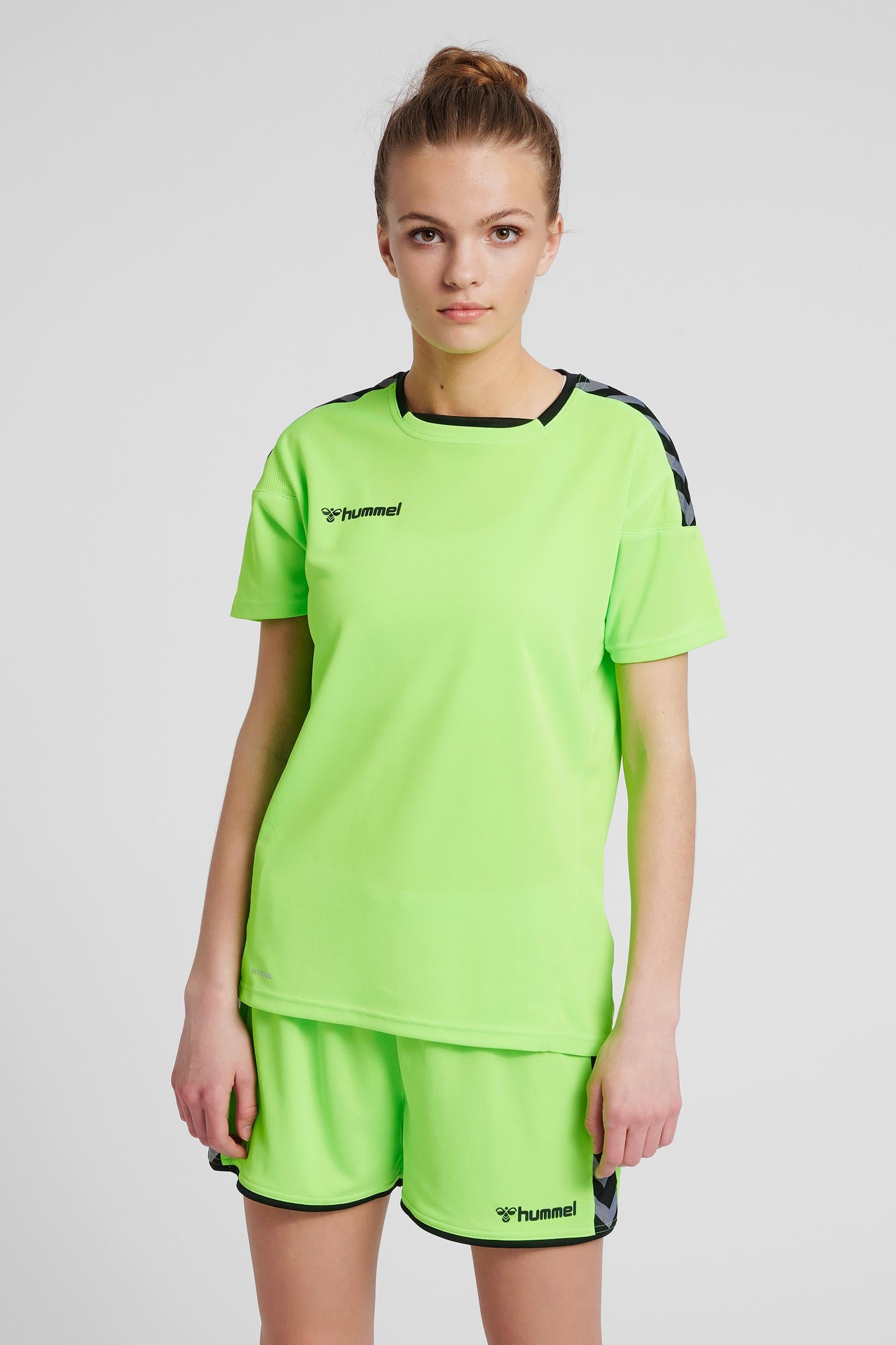 HUMMEL - Hmlauthentic Poly Jersey Woman S/s - Green Gecko