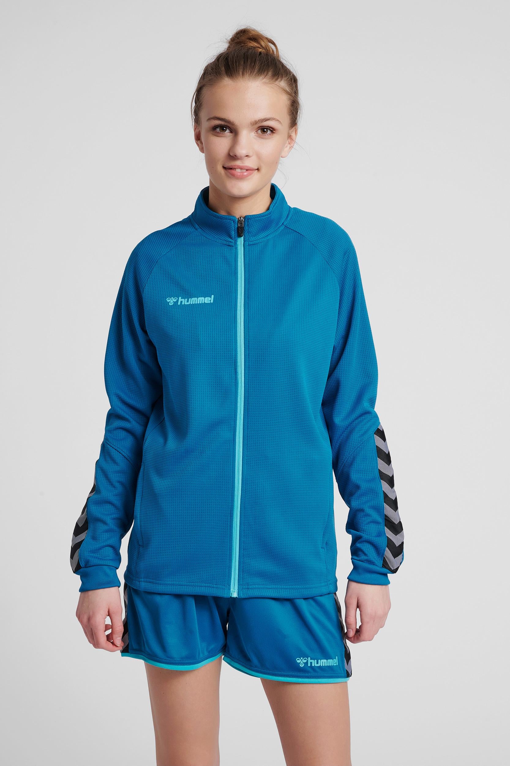 HUMMEL - Hmlauthentic Women Poly Zip Jacket - Celestial