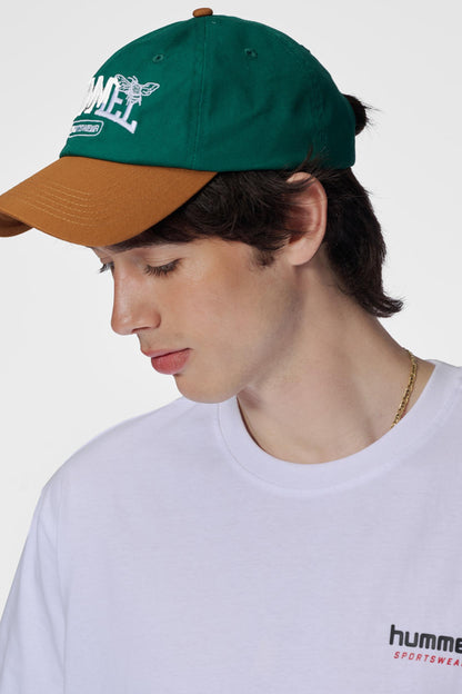 HUMMEL - Hmlbaseball Cap Hummel Bee - Dark Green