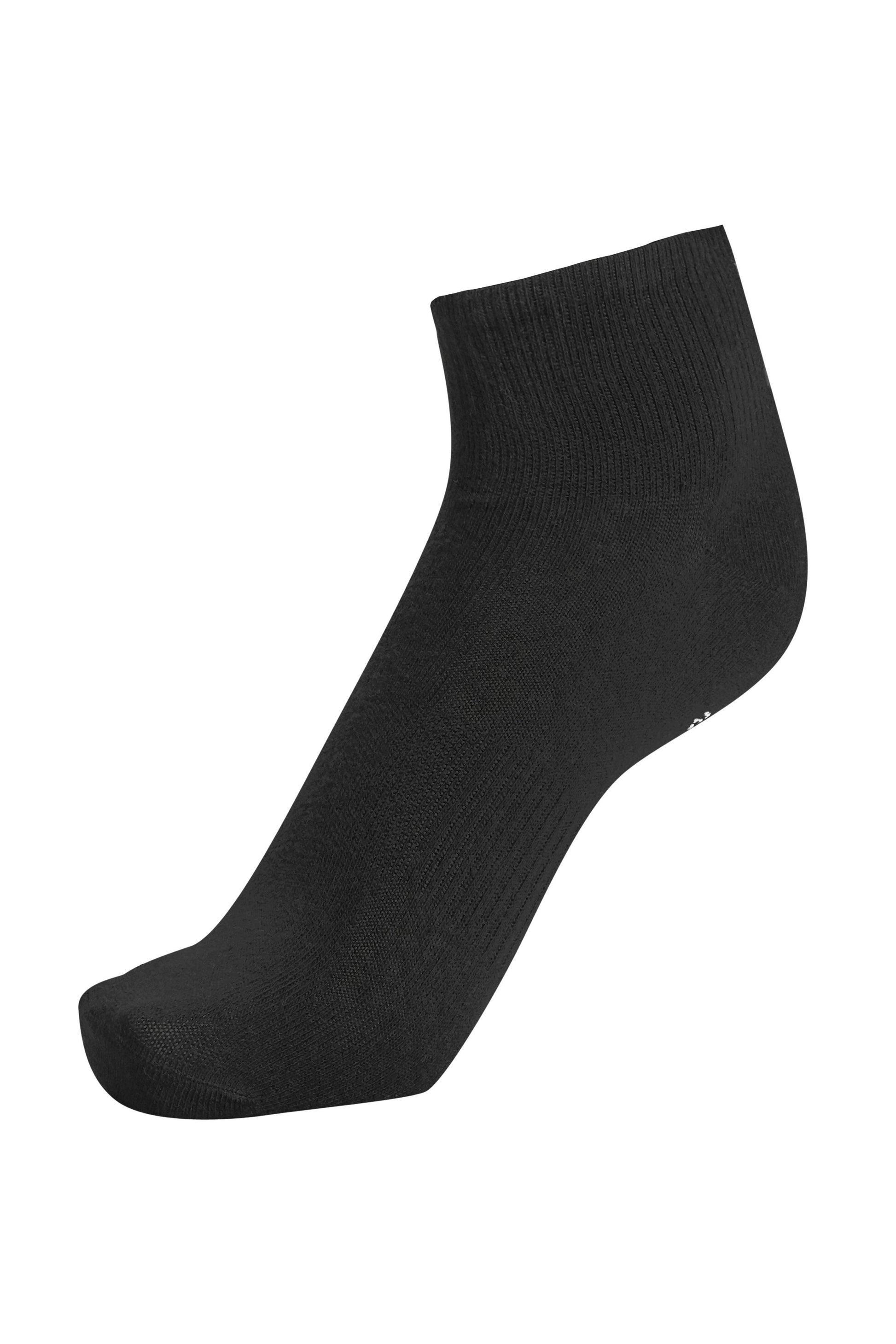 HUMMEL - Hmlchevron 6-pack  Mid Cut Socks - Black/black