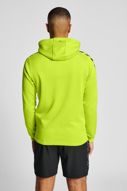 HUMMEL - Hmlcore Xk Poly Sweat Hoodie - Lime Popsicle