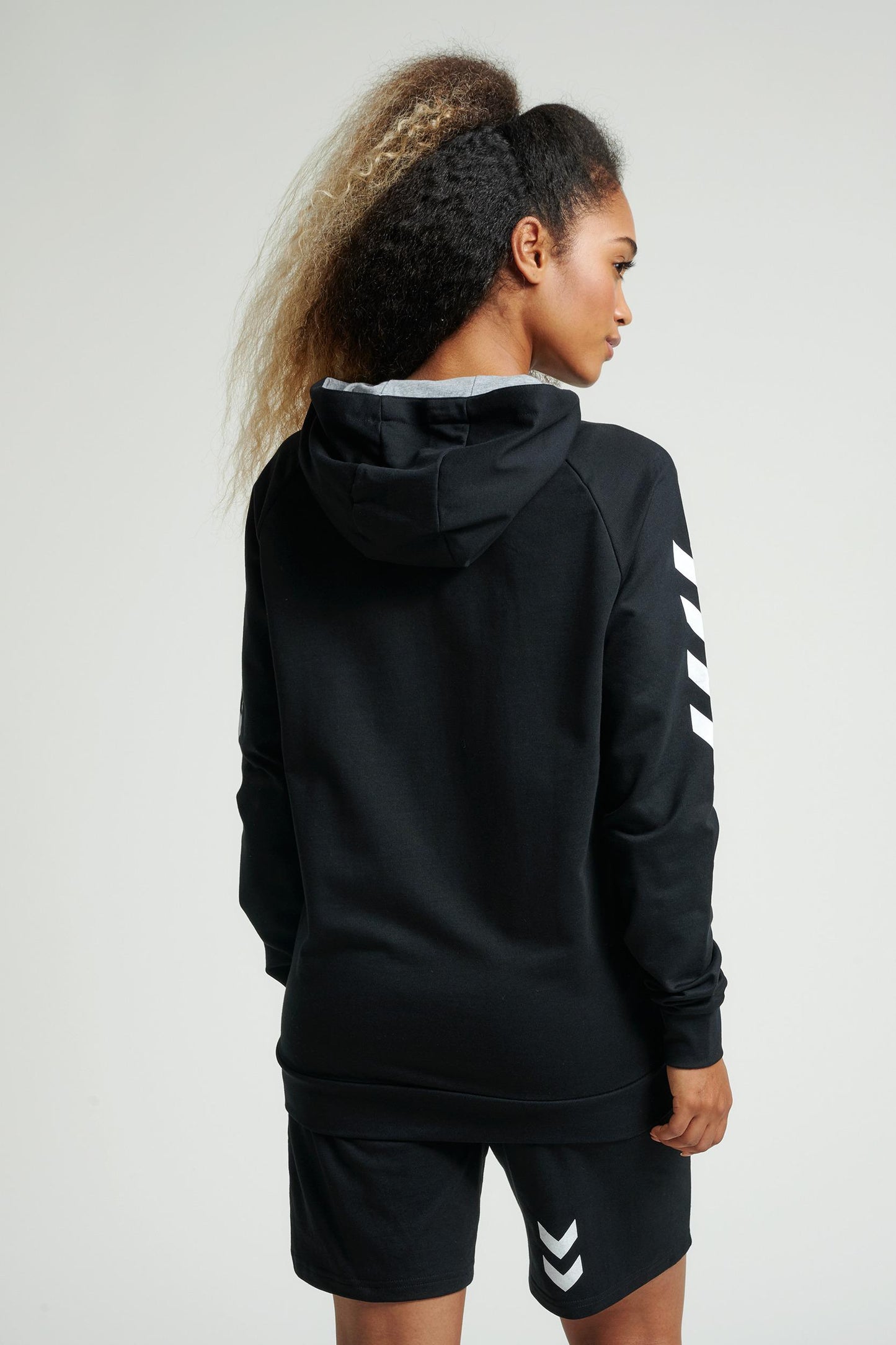 HUMMEL - Hmlgo Cotton Hoodie Woman - Black