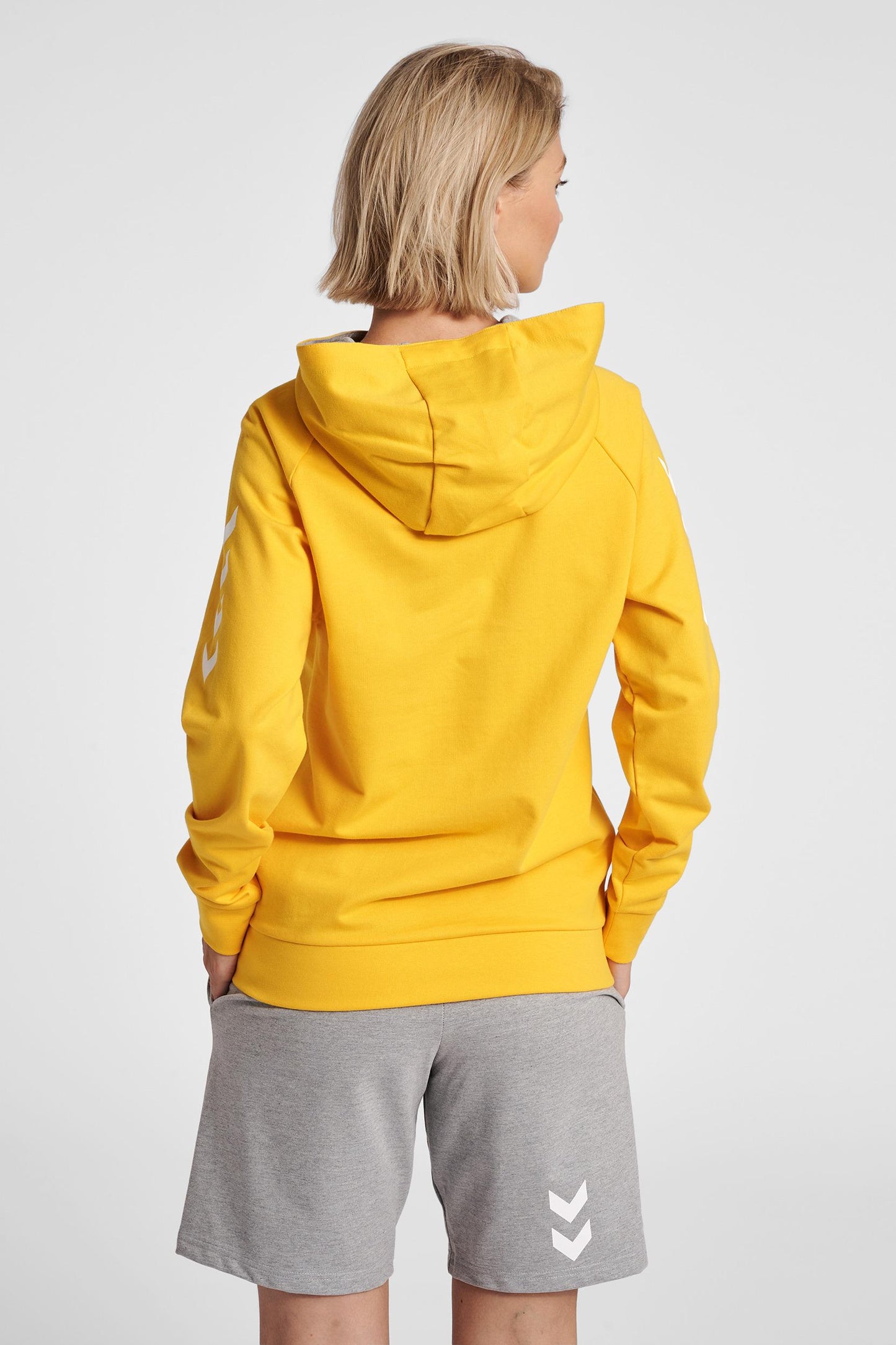 HUMMEL - Hmlgo Cotton Hoodie Woman - Sports Yellow