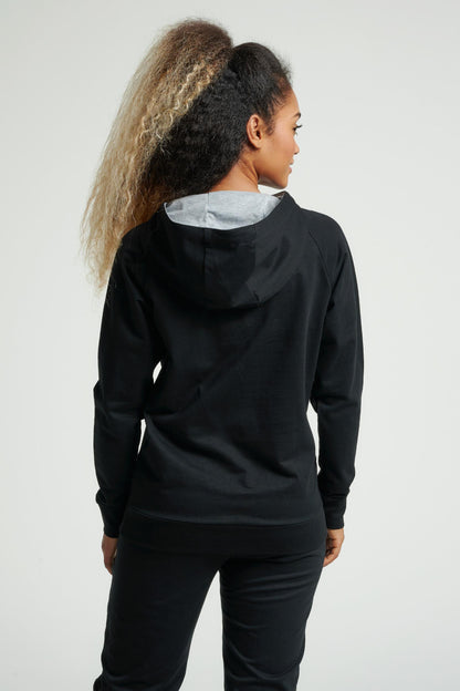 HUMMEL - Hmlgo Cotton Logo Hoodie Woman - Black