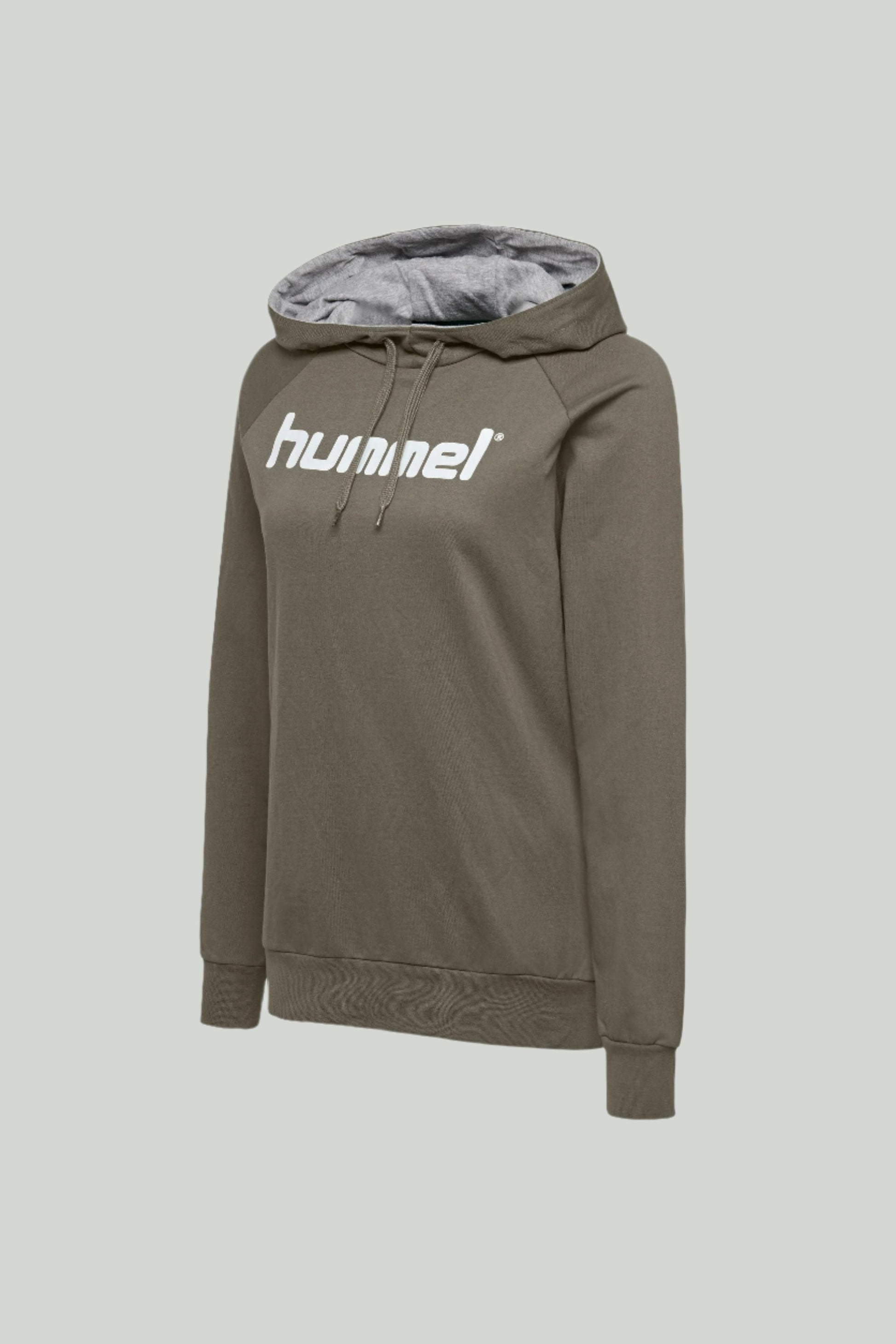 HUMMEL - Hmlgo Cotton Logo Hoodie Woman - Grape Leaf