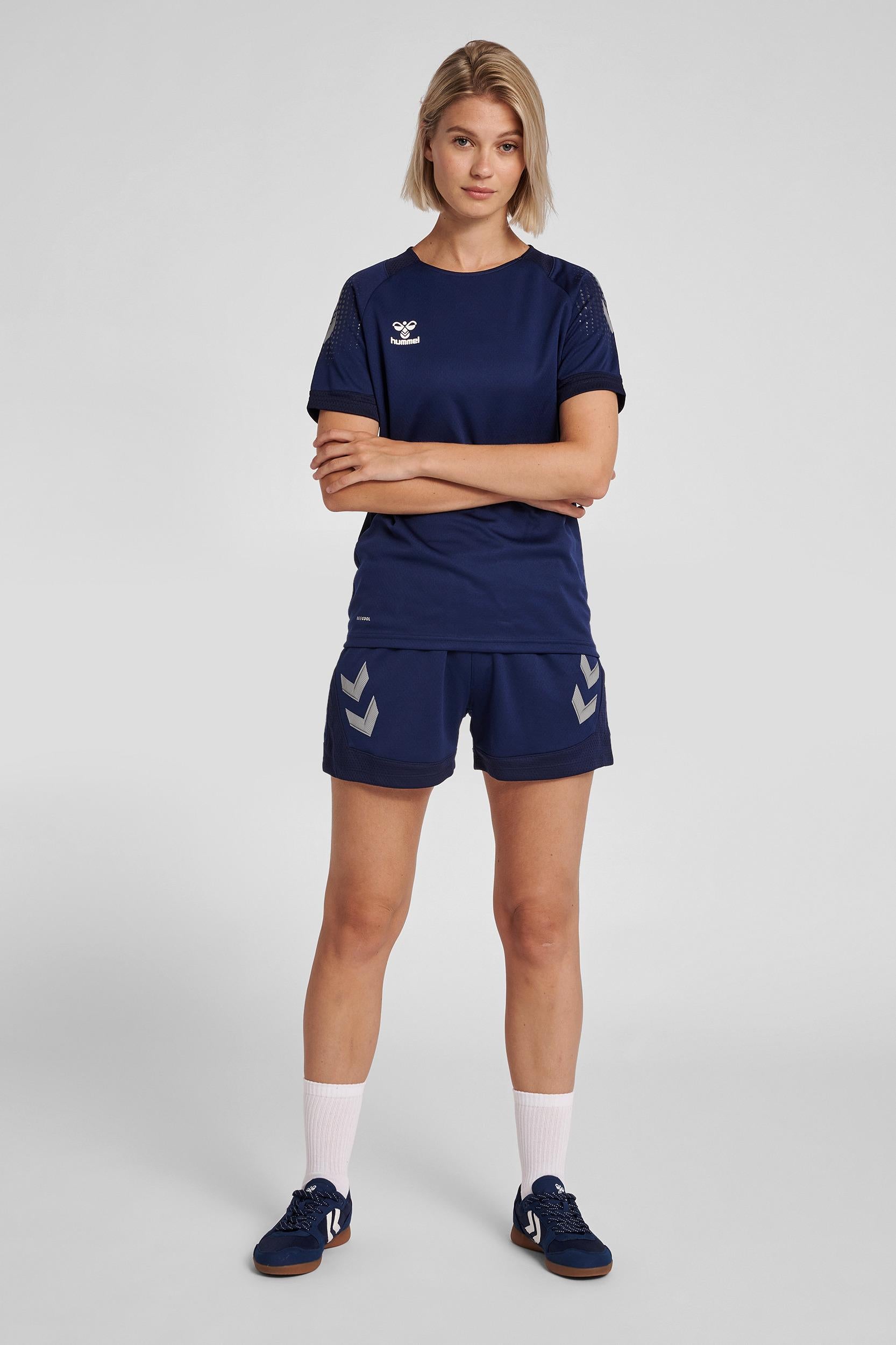 HUMMEL - Hmllead Womens Poly Shorts - Marine