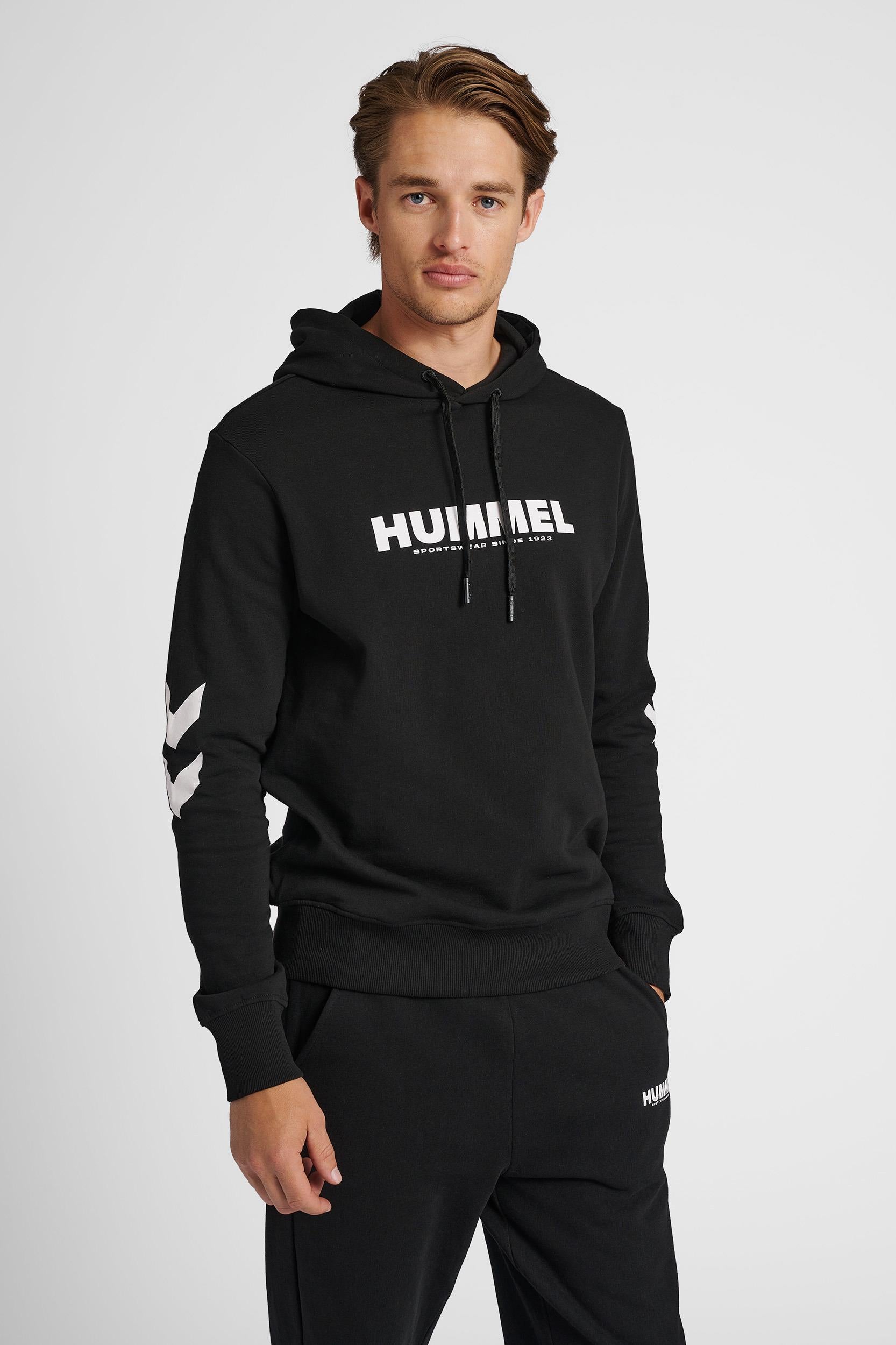 HUMMEL - Hmllegacy Logo Hoodie - Black