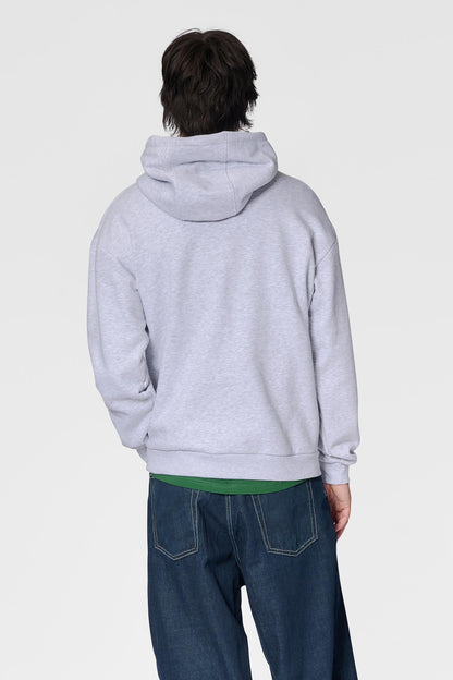 HUMMEL - Hmlloose Hoodie Sportswear - Light Grey Melange