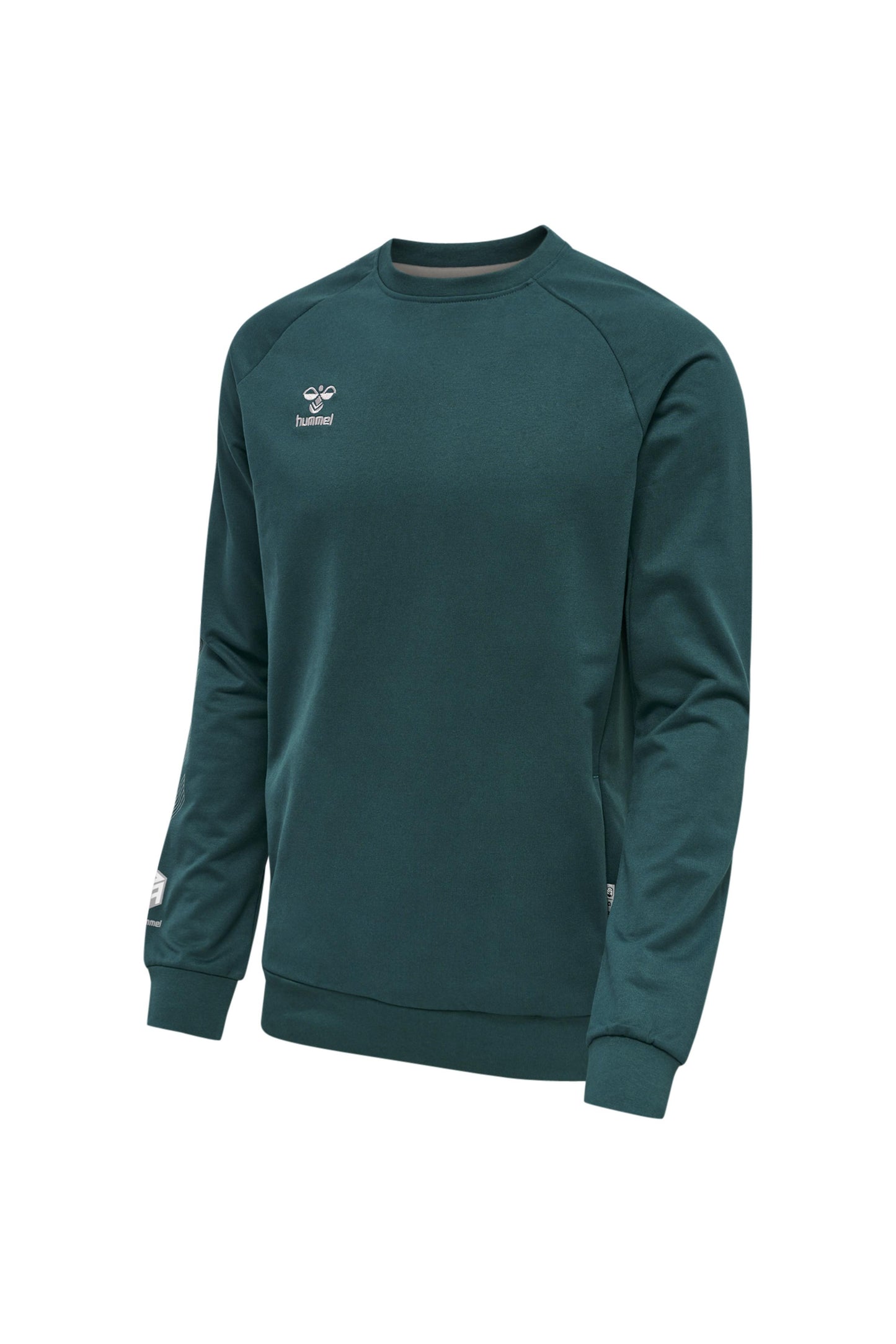 HUMMEL - Hmlmove Grid Cotton Sweatshirt - Deep Teal