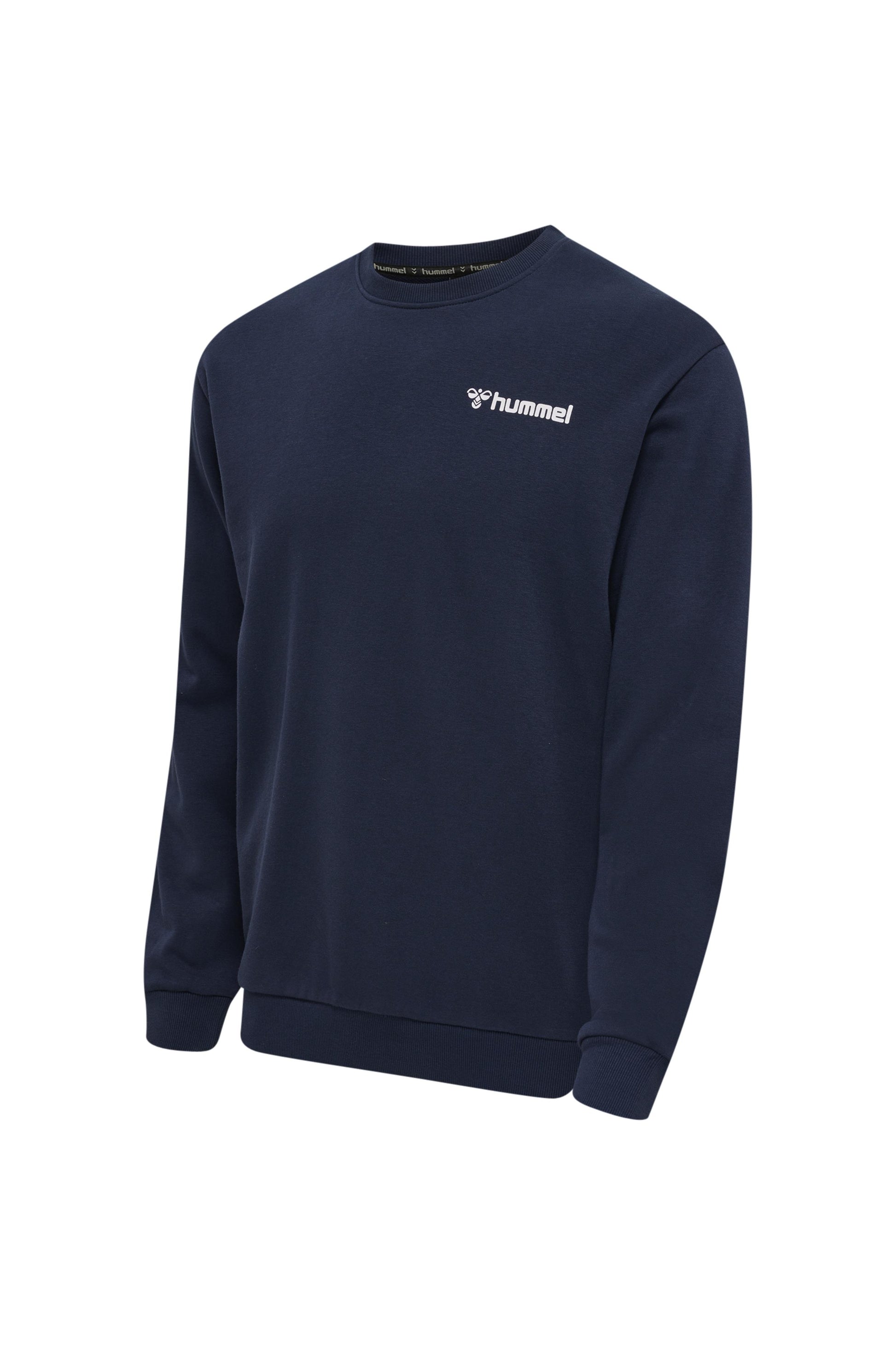 HUMMEL - Hmlmover Cotton Sweatshirt - Marine