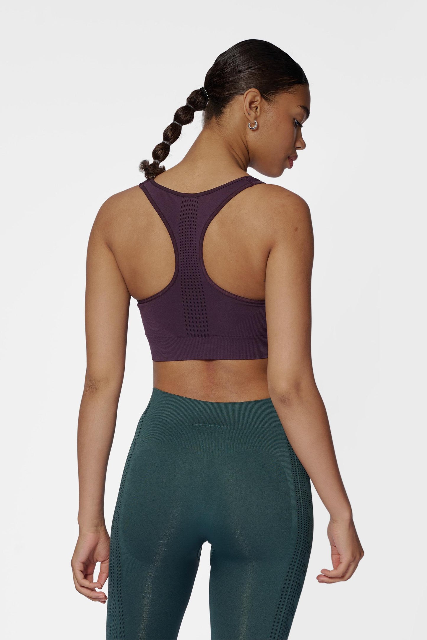 HUMMEL - Hmlmt Shaping Seamless Sports Top - Plum Perfect