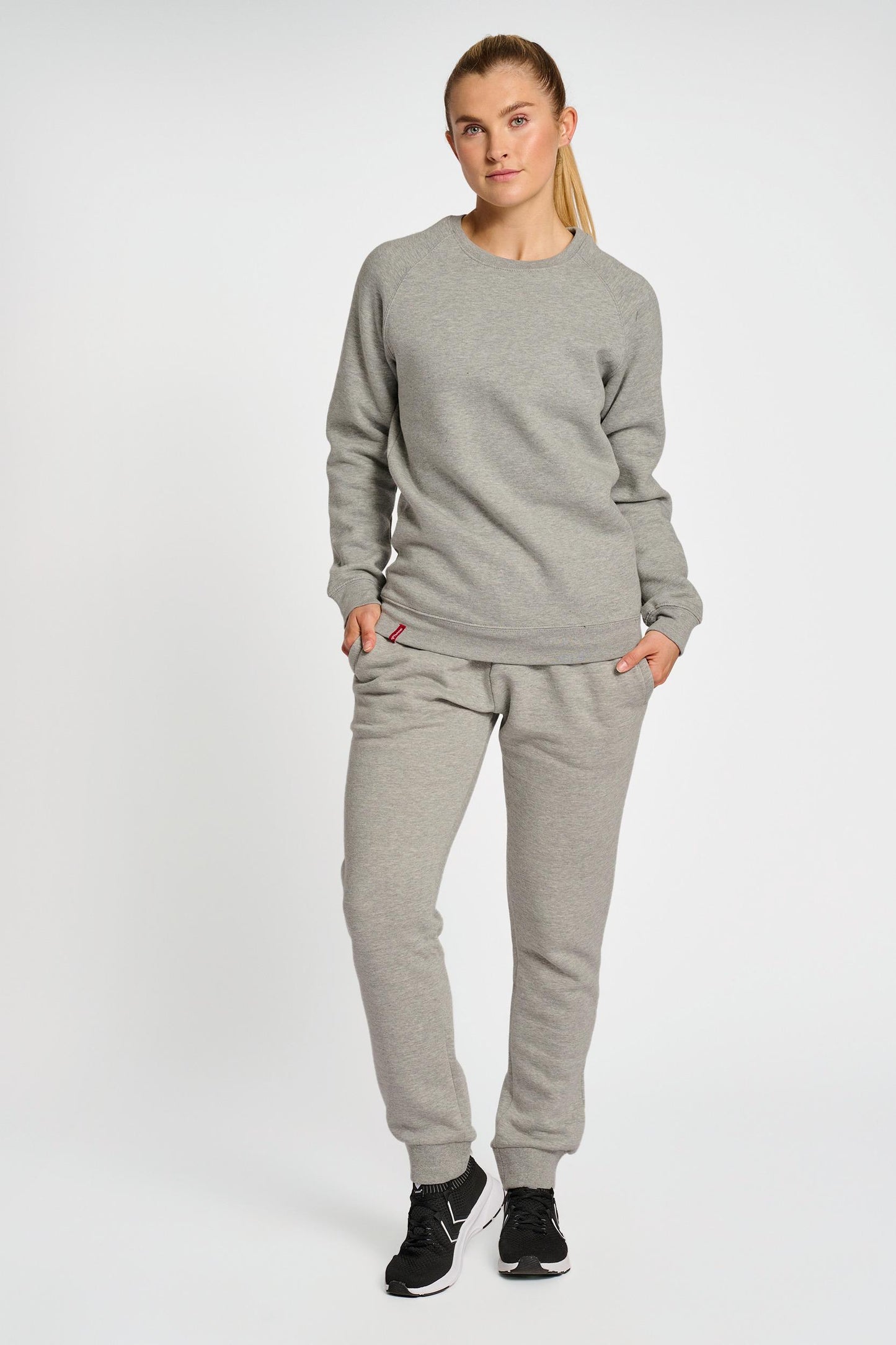 HUMMEL - Hmlred Heavy Sweatshirt Woman - Grey Melange