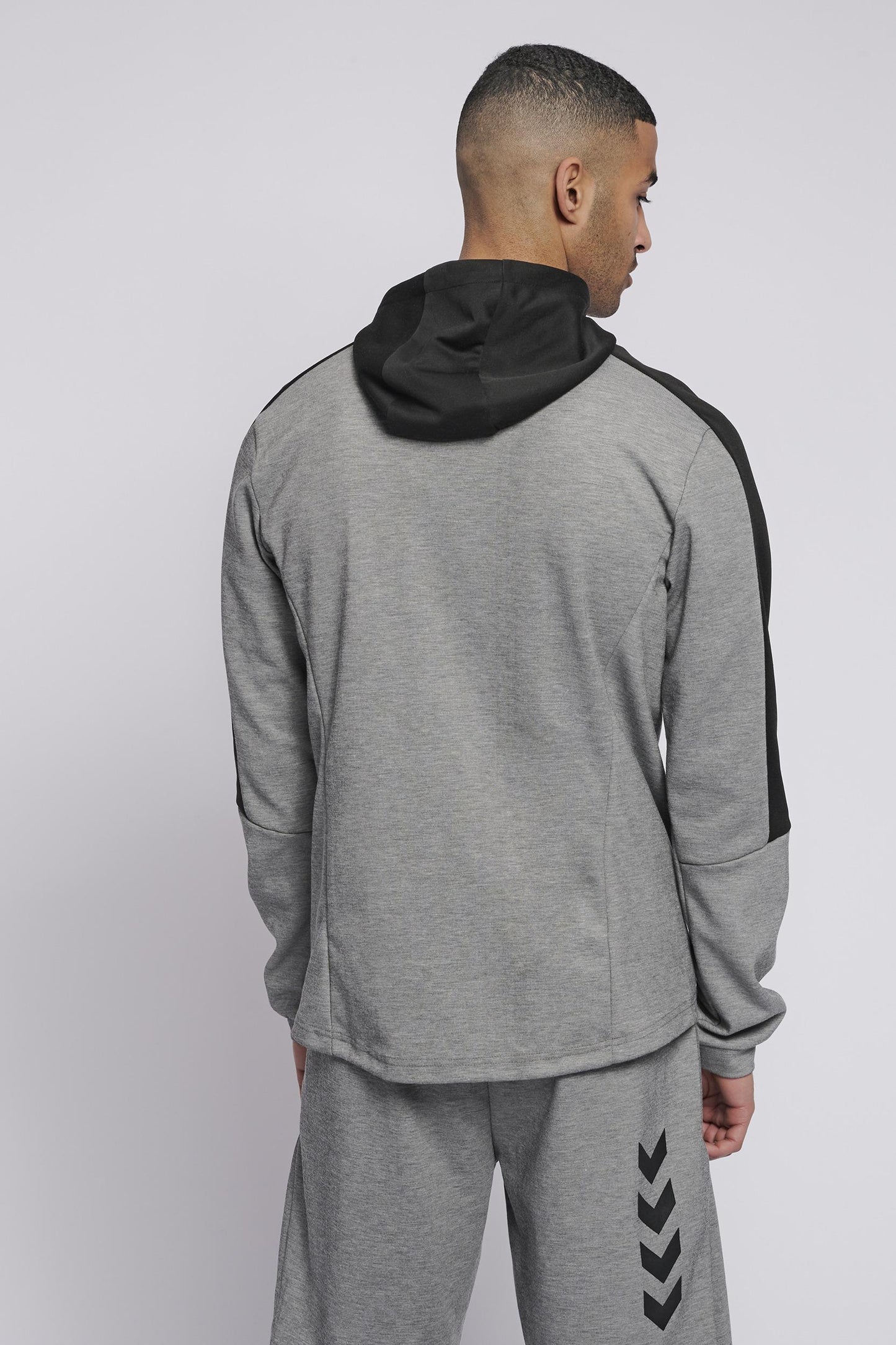 HUMMEL - Hmltropper Zip Hoodie - Grey Melange