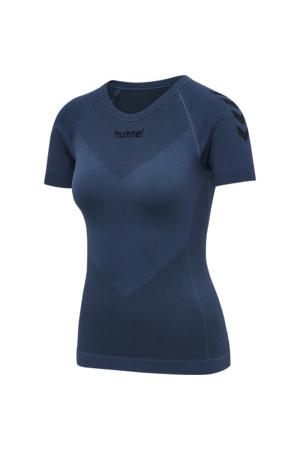 HUMMEL - Hummel First Seamless Jersey S/s W - Dark Denim