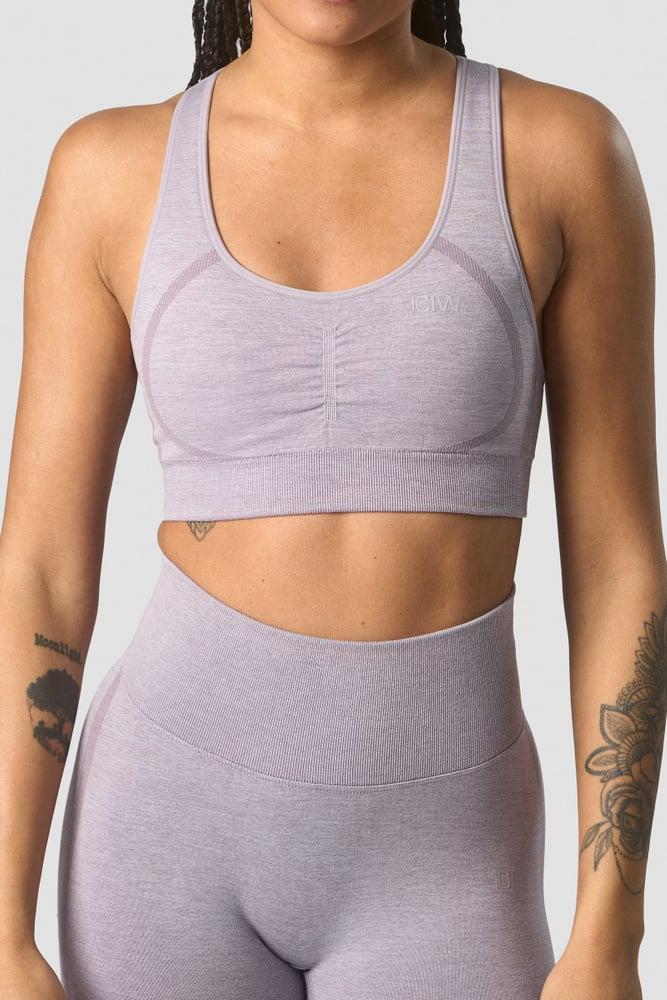 ICANIWILL - Rush Seamless Sports Bra - Lilac Melange