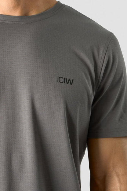 ICANIWILL - Stride T-shirt Drirelease - Grey