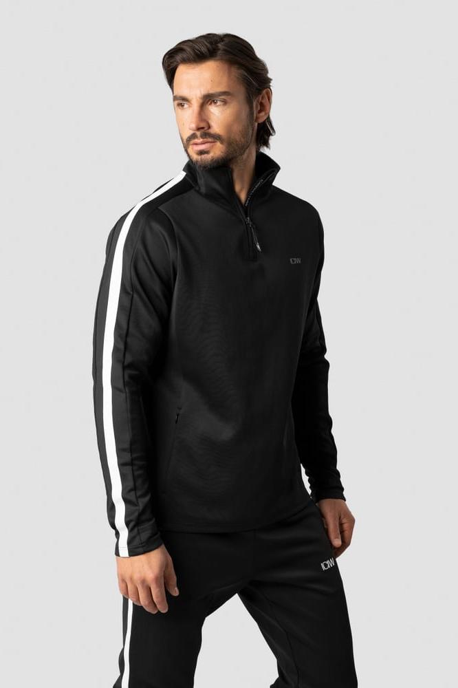 ICANIWILL - Track 1/4 Zip Jacket - Black