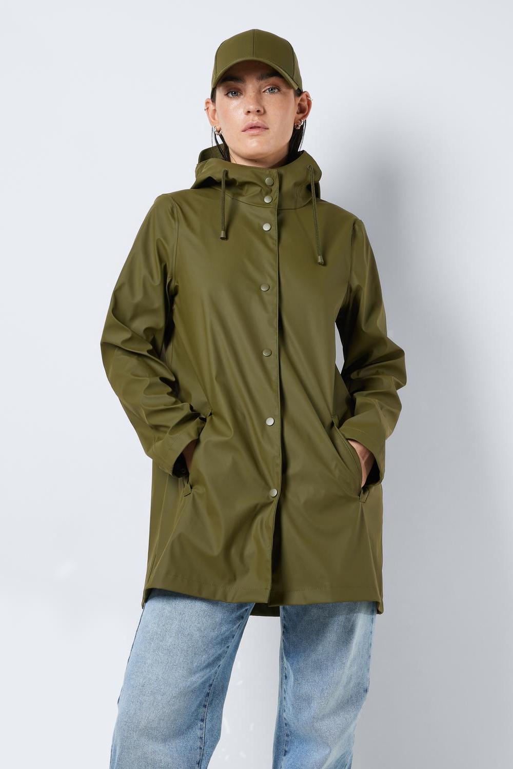 NOISY MAY - Sky L/s A-line Raincoat - Green