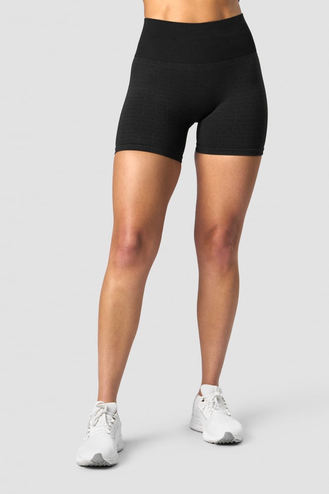 signature seamless shorts black