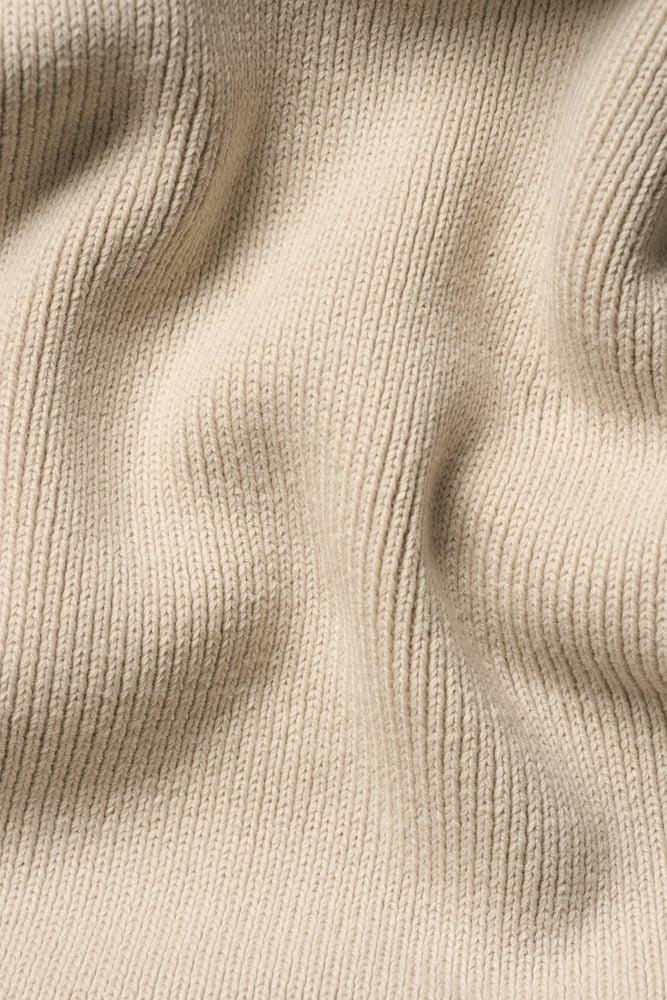 soft knit hoodie light beige