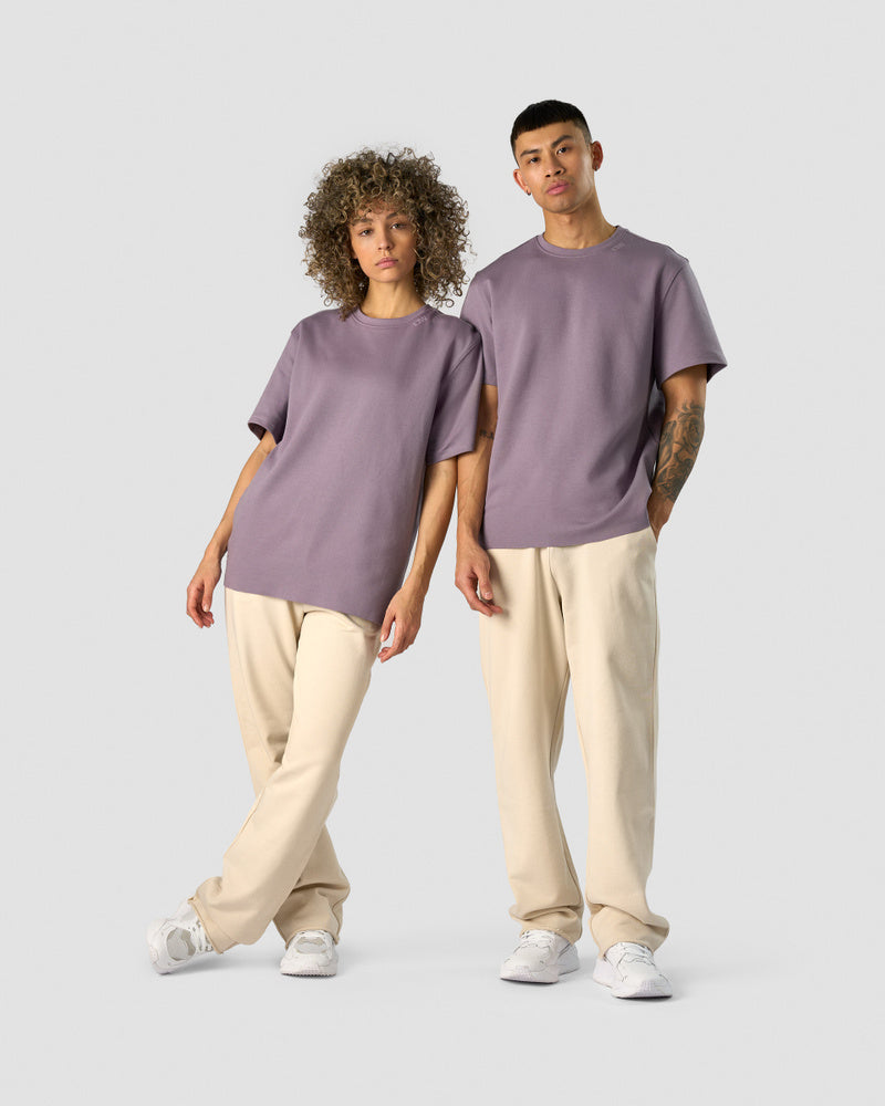 unified t-shirt print purple